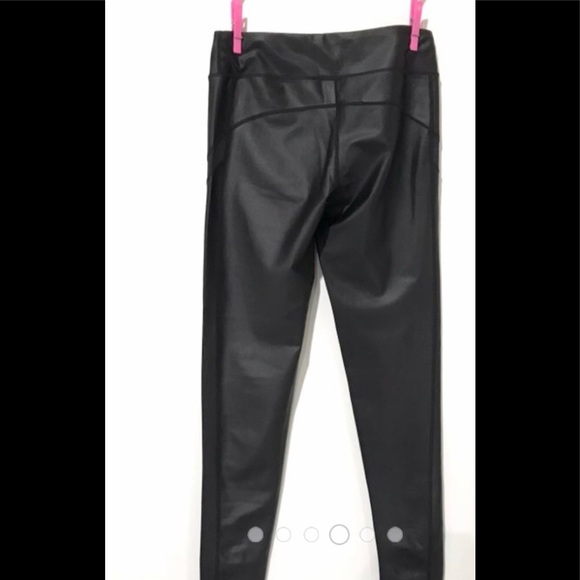 Mono B Pants - 🧩 Mono b Faux Liquid Leather Leggings ✨ Large 🧩